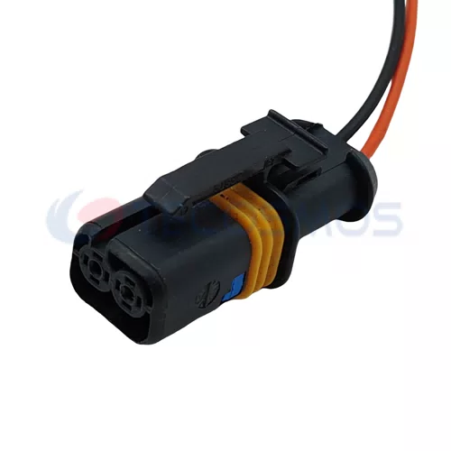 Automotive Waterproof Wire Harness Connector for Car Connector Plug 2-Pin Female 182860000 - image 6